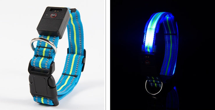 Fiber Optic Waterproof Magnetic Charging Pet Collar