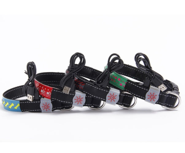 LED light collar pet collar