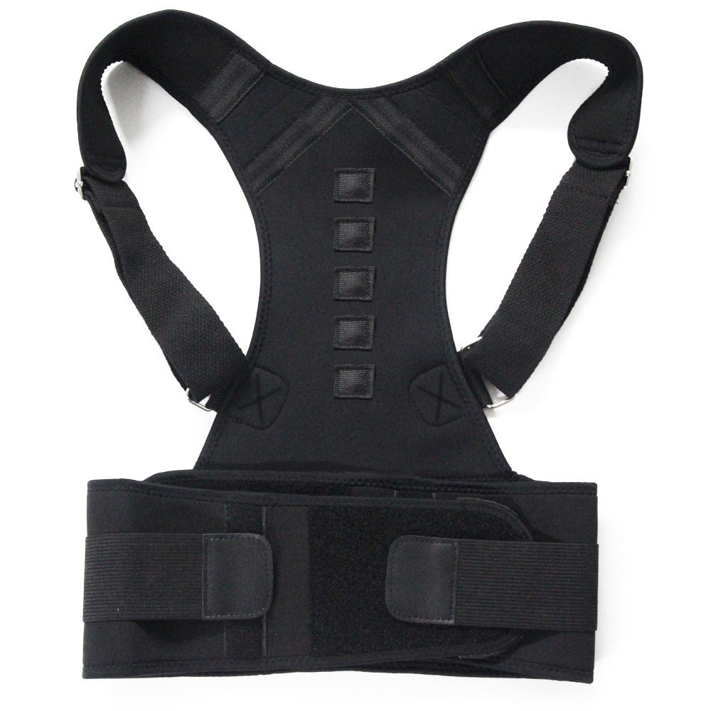 Adjustable Magnetic Posture Corrector Corset Back Men Body Shaper Brace Back Shoulder Belt Lumbar Support