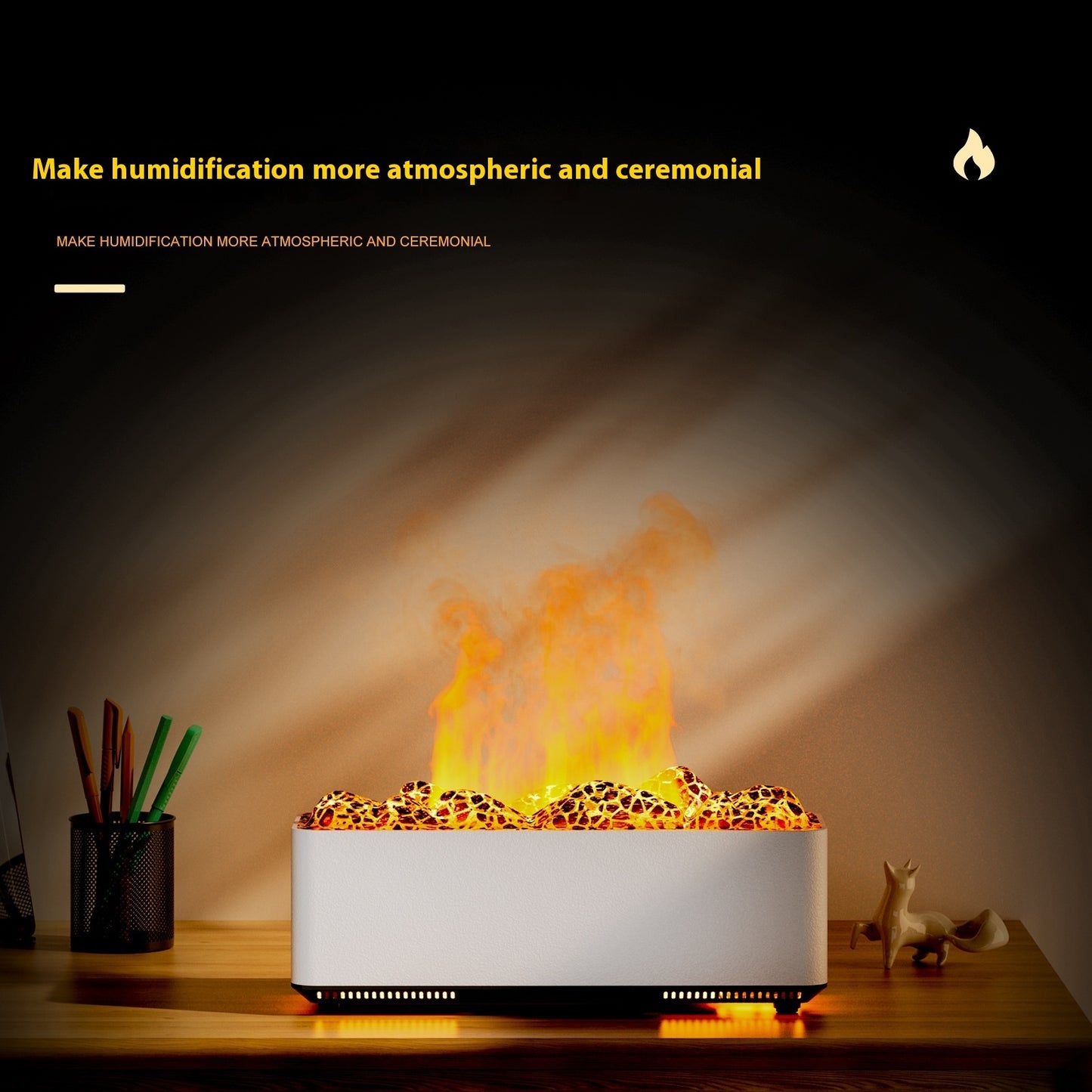 Volcano Aromatherapy Humidifier Air Ultrasonic Aroma Diffuser Home Decor