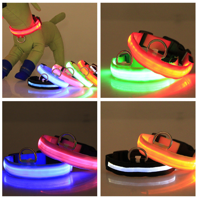 LED Luminous Pet Dog Collar Night