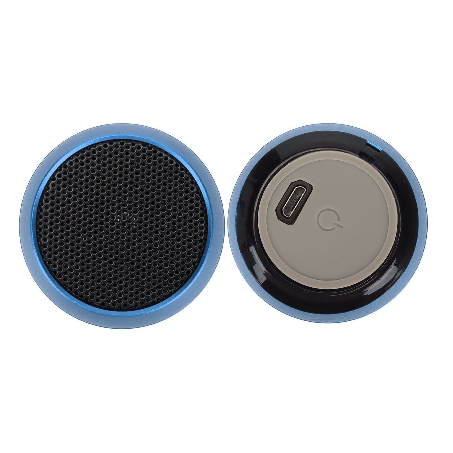 Mini Bluetooth Speaker IP67 Waterproof USB Charging Built in Mic Portable Wireless Speaker for Shower Room Car Blue