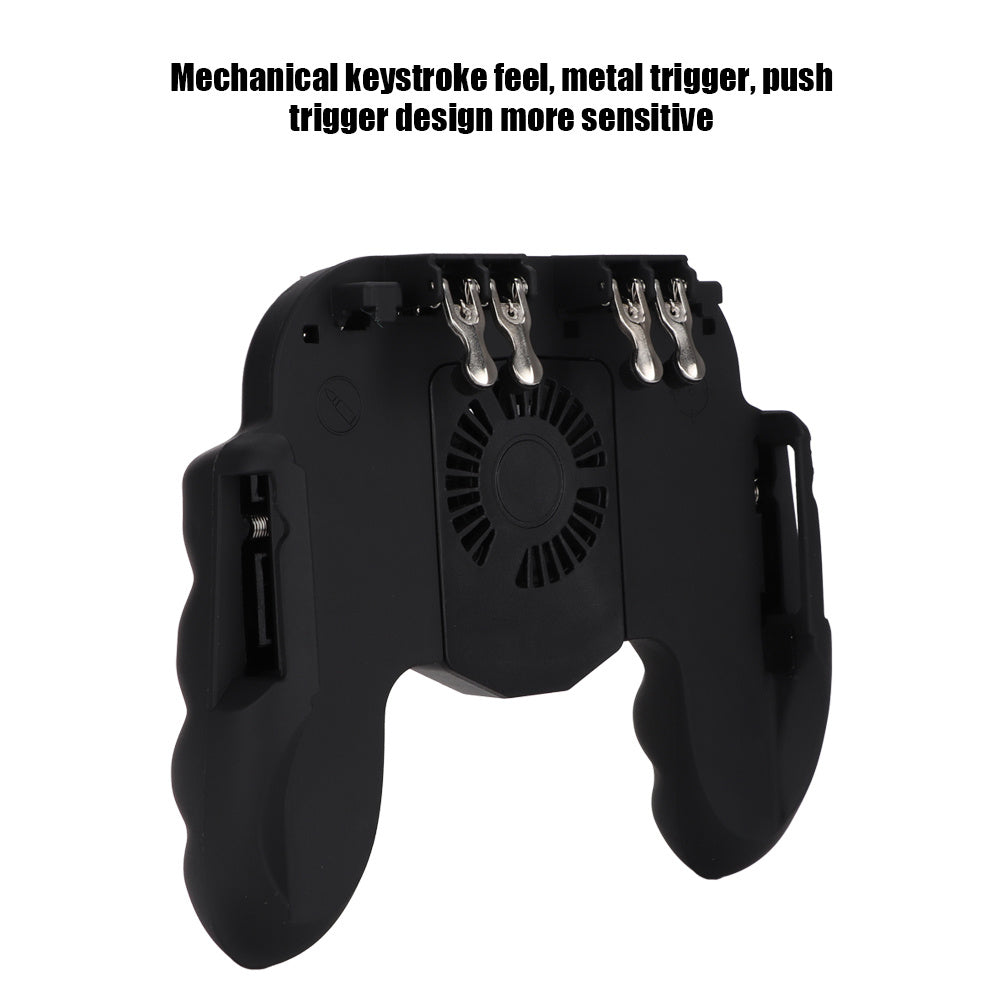 Mobile Phone Game Controller Heat Dissipation Gamepad Power Handle with Cooling Fan