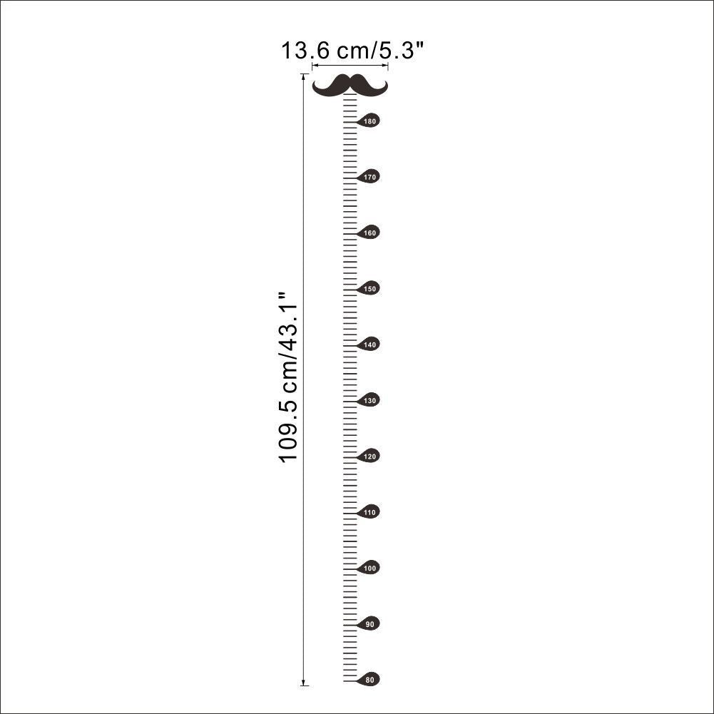 Children's Beard Height Measurement Wall Sticker