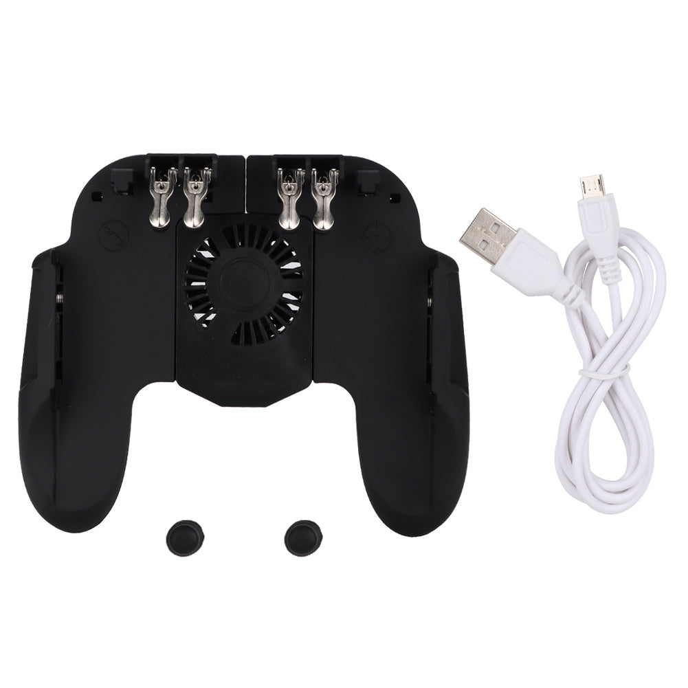 Mobile Phone Game Controller Heat Dissipation Gamepad Power Handle with Cooling Fan