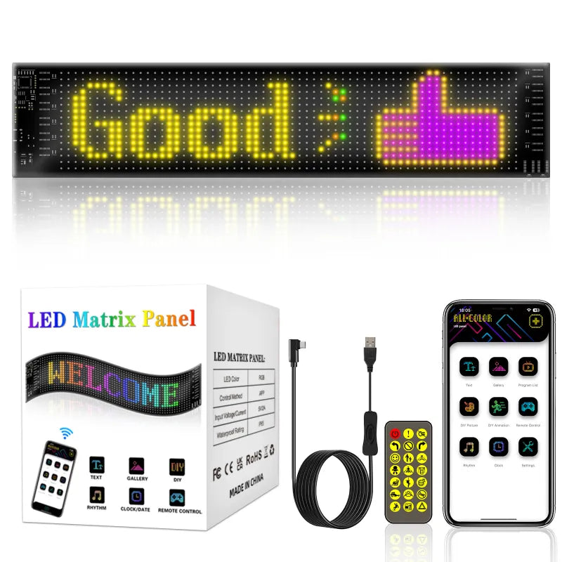 Led Flexible Screen RGB Magic Color Car Advertising Screen