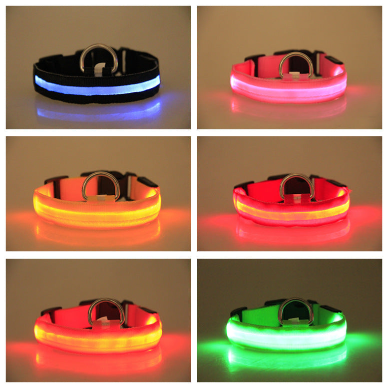 LED Luminous Pet Dog Collar Night