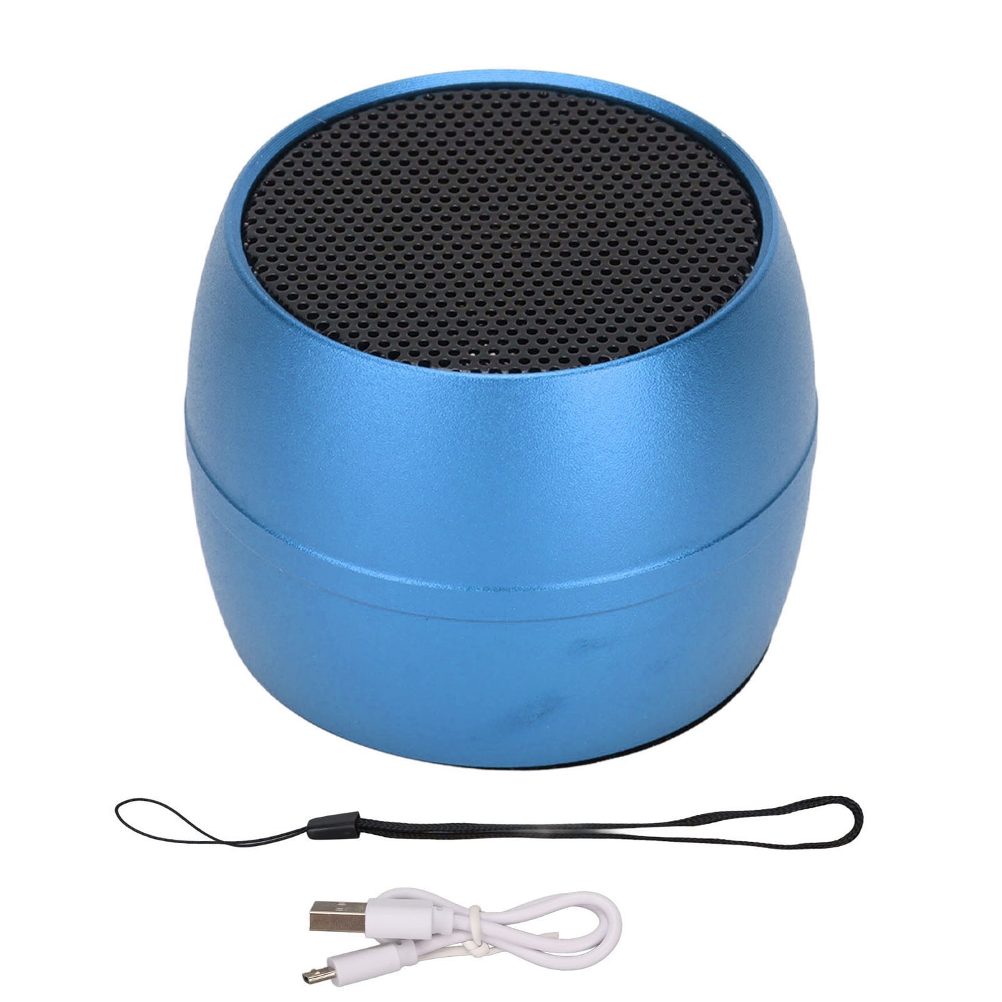 Mini Bluetooth Speaker IP67 Waterproof USB Charging Built in Mic Portable Wireless Speaker for Shower Room Car Blue