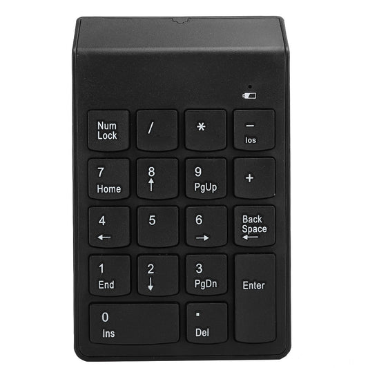 Wireless Bluetooth Number Pad Numeric Keypad 18 Keys Digital Keyboard for Laptop Auto Sleep